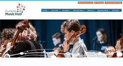 Desktop Screenshot of cumbriamusichub.com