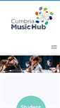 Mobile Screenshot of cumbriamusichub.com